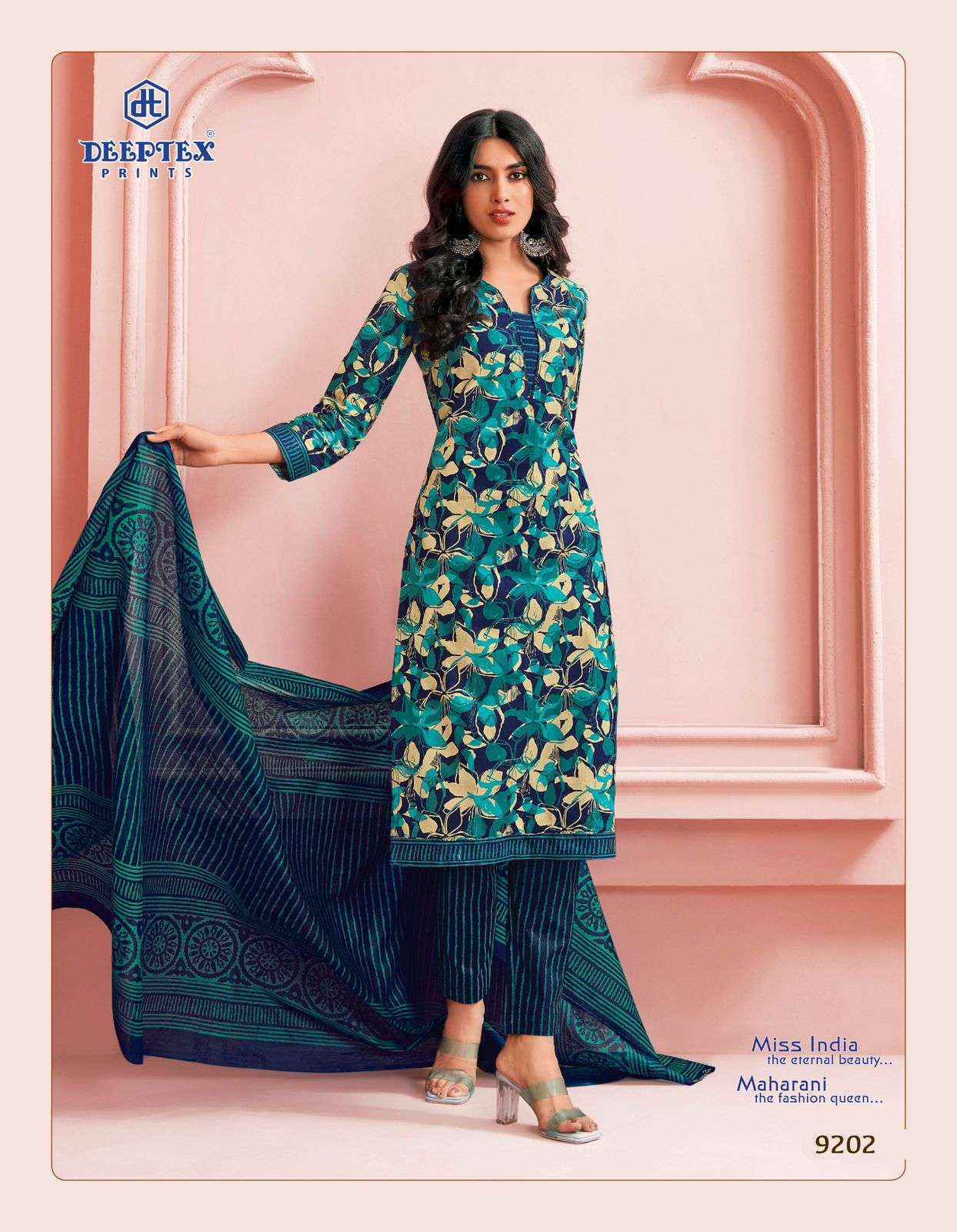 Deeptex Miss India Vol 92 Cotton Dress Material Wholesale Price (16 pcs Catalogue )