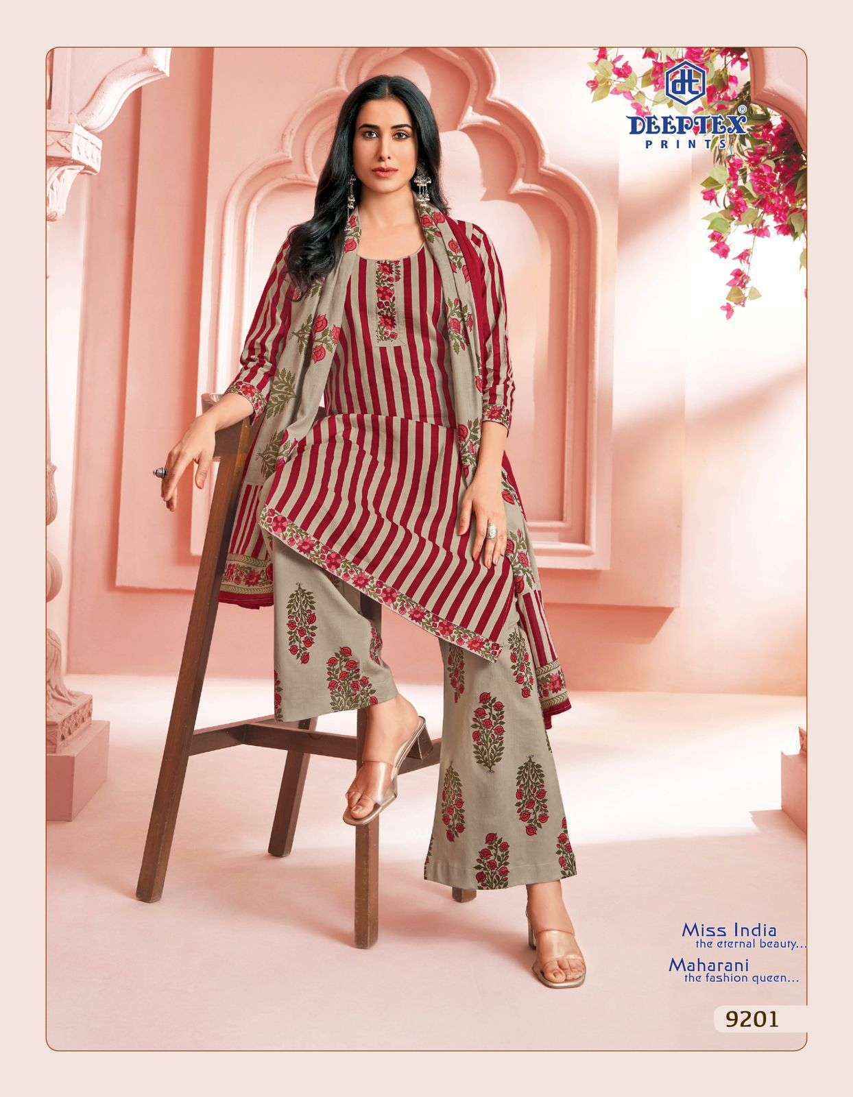 Deeptex Miss India Vol 92 Cotton Dress Material Wholesale Price (16 pcs Catalogue )