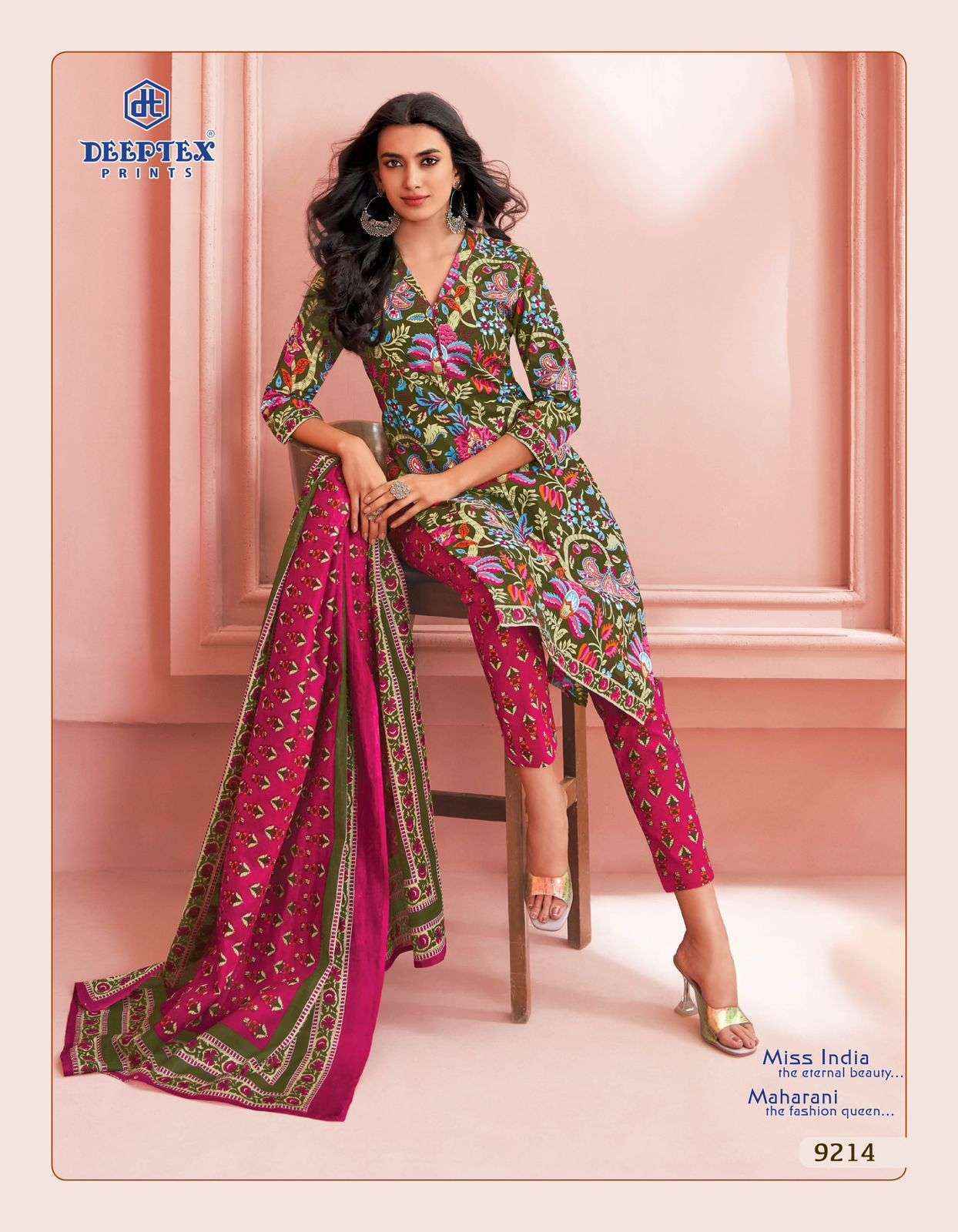Deeptex Miss India Vol 92 Cotton Dress Material Wholesale Price (16 pcs Catalogue )