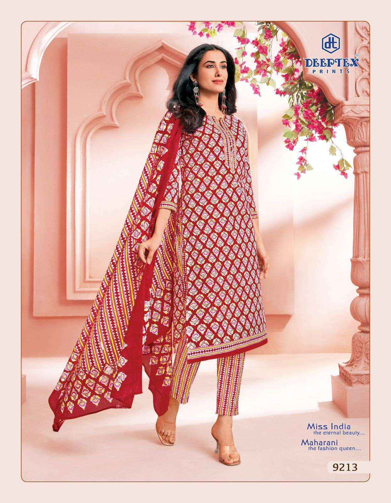 Deeptex Miss India Vol 92 Cotton Dress Material Wholesale Price (16 pcs Catalogue )