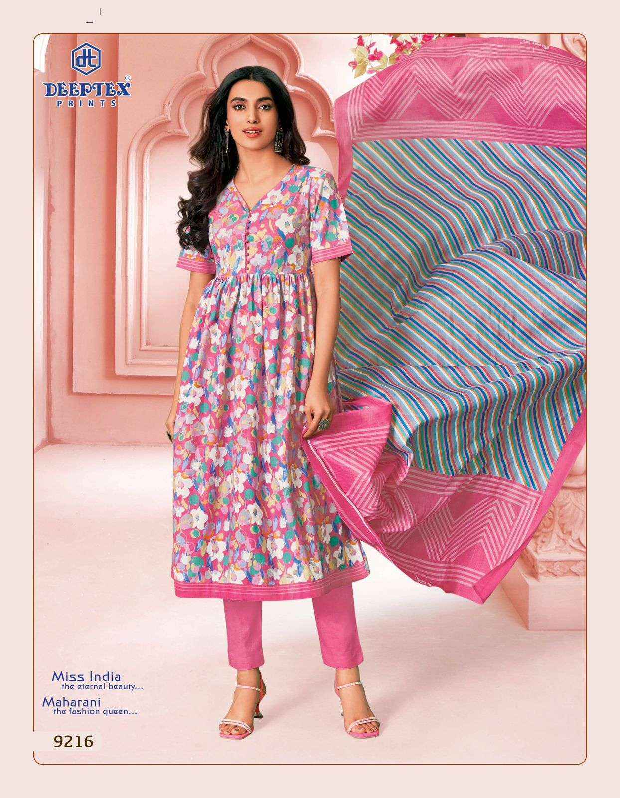 Deeptex Miss India Vol 92 Cotton Dress Material Wholesale Price (16 pcs Catalogue )