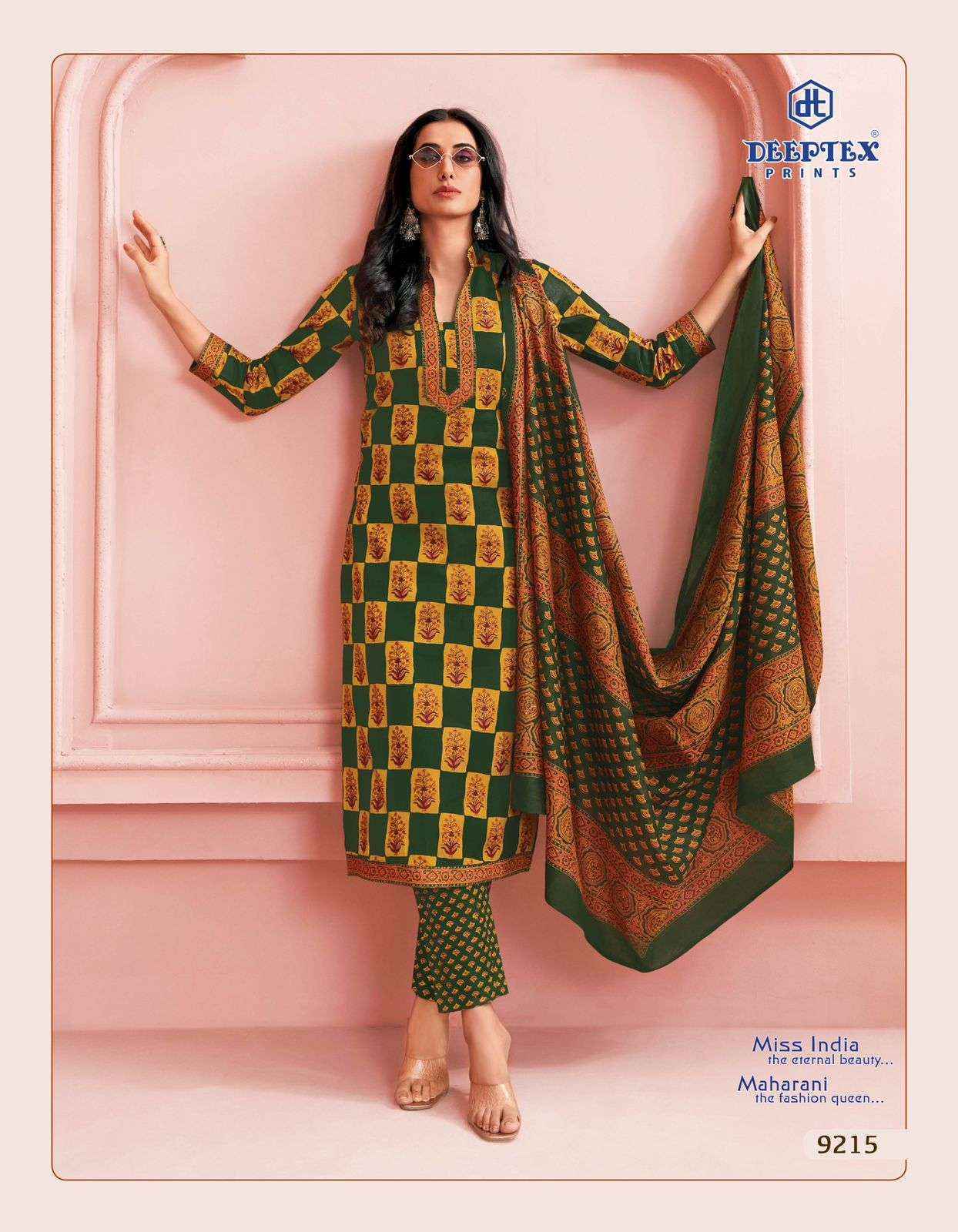 Deeptex Miss India Vol 92 Cotton Dress Material Wholesale Price (16 pcs Catalogue )