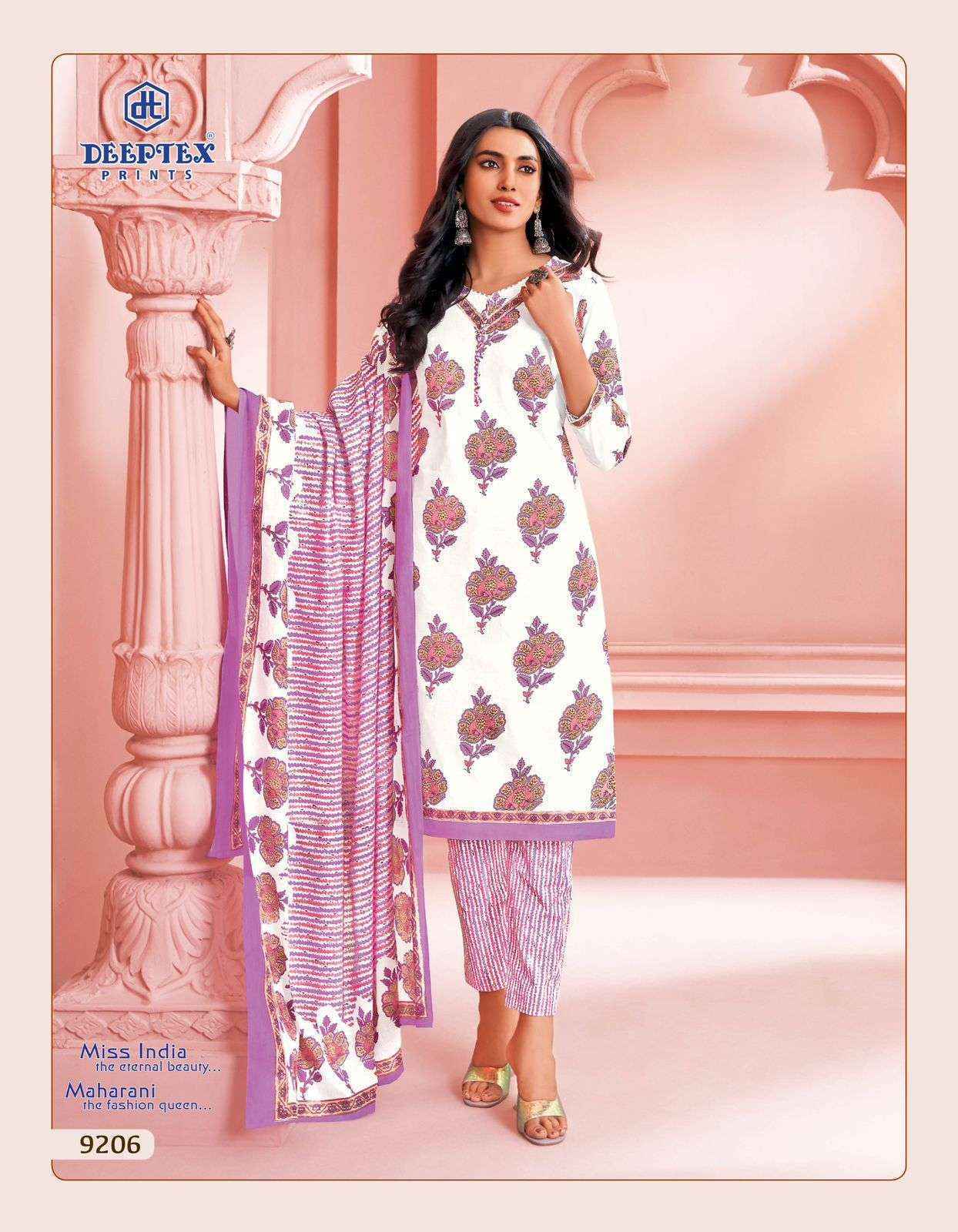 Deeptex Miss India Vol 92 Cotton Dress Material Wholesale Price (16 pcs Catalogue )