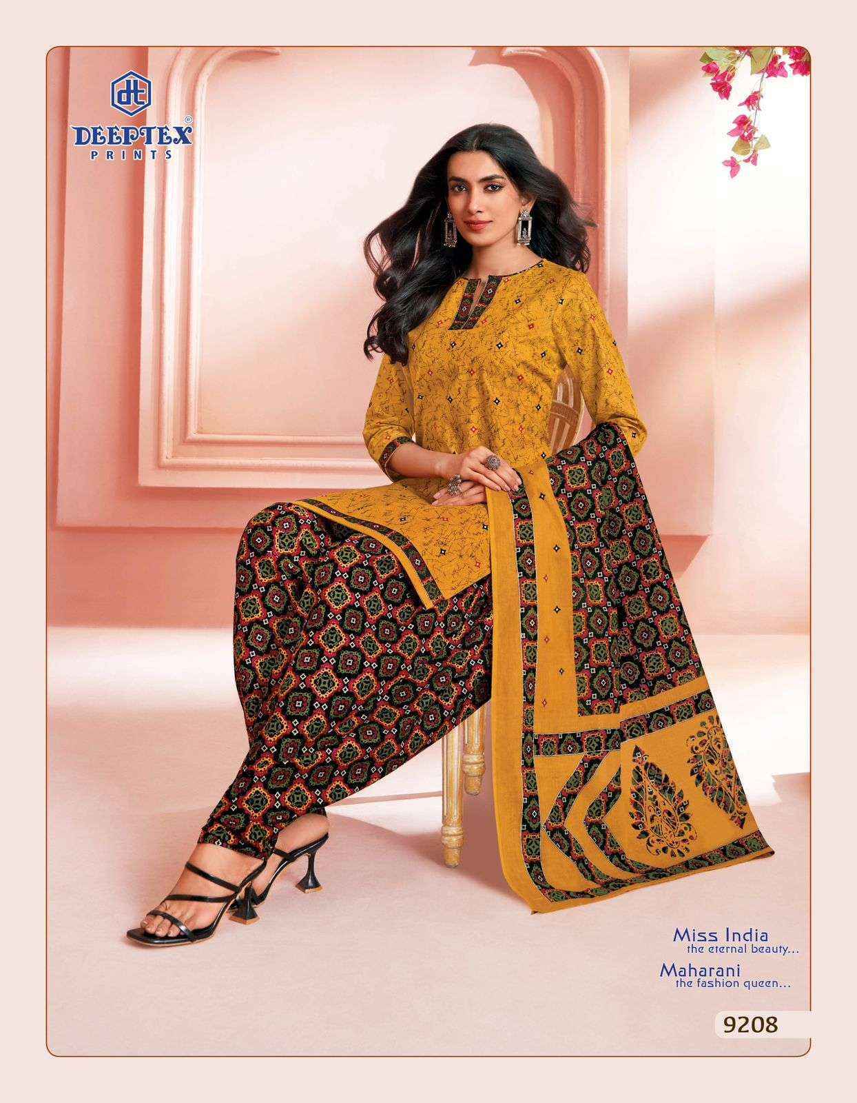 Deeptex Miss India Vol 92 Cotton Dress Material Wholesale Price (16 pcs Catalogue )
