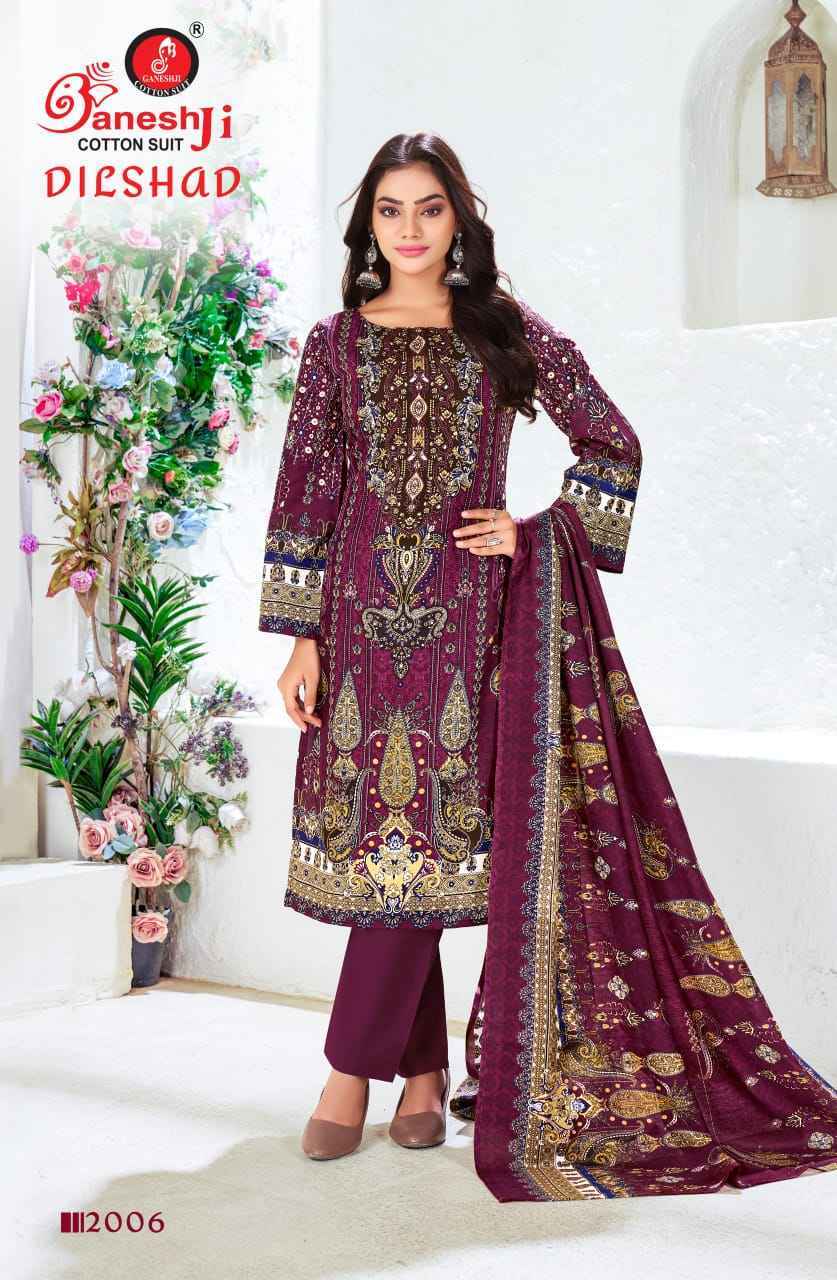 Ganesh Ji Dilshad Vol 2 Soft Cotton Dress Material Wholesale Price ( 8 Pcs Catalog )