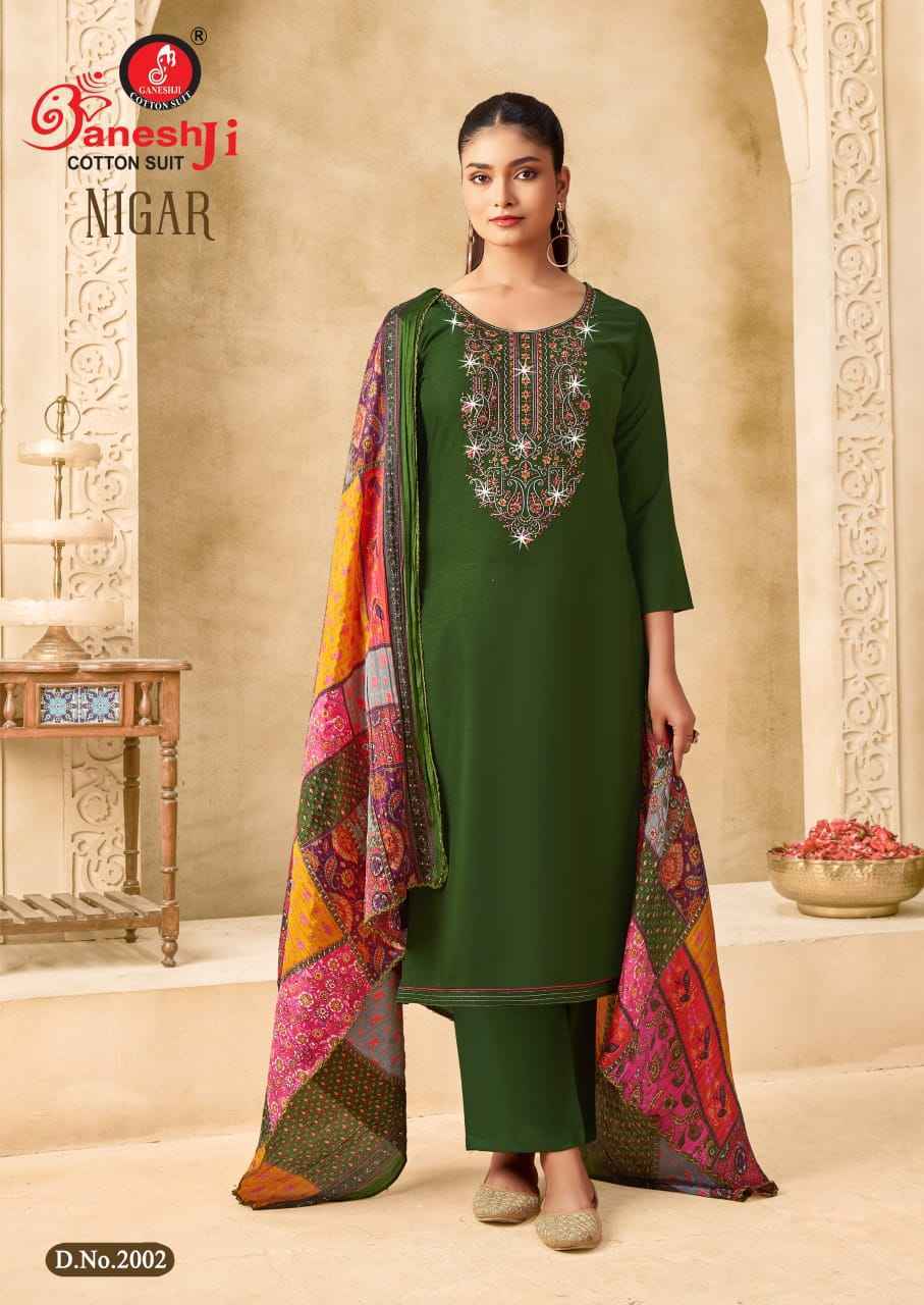 Ganesh Ji Nigar Vol 2 Rayon Dress Material Wholesale Price ( 8 Pcs Catalog )