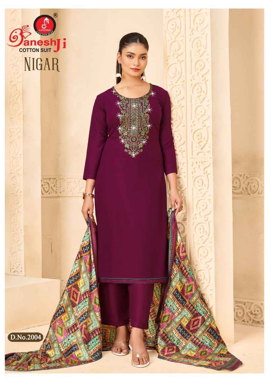 Ganesh Ji Nigar Vol 2 Rayon Dress Material Wholesale Price ( 8 Pcs Catalog )