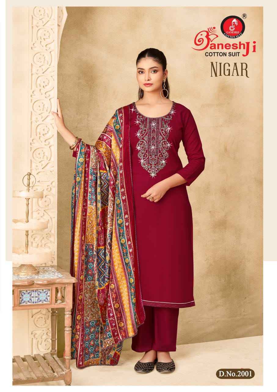Ganesh Ji Nigar Vol 2 Rayon Dress Material Wholesale Price ( 8 Pcs Catalog )