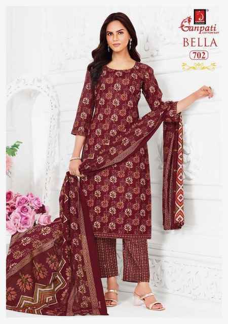Ganpati Bella Patiyala Vol 7 Readymade Cotton Dress Wholesale Price ( 15 Pcs Catalog )