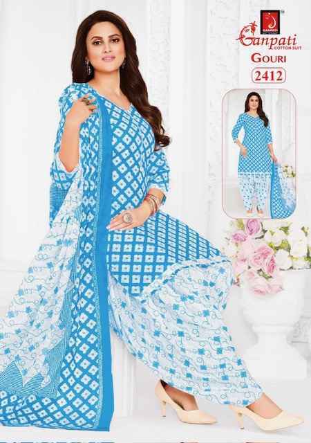 Ganpati Gouri Vol 10 Cotton Dress Material Wholesale Price ( 15 pcs Catalogue