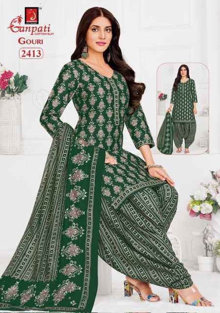Ganpati Gouri Vol 10 Cotton Dress Material Wholesale Price ( 15 pcs Catalogue