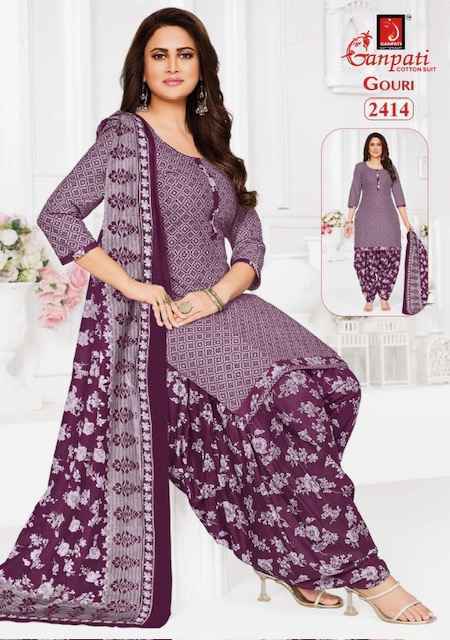 Ganpati Gouri Vol 10 Cotton Dress Material Wholesale Price ( 15 pcs Catalogue