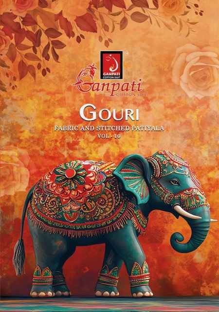 Ganpati Gouri Vol 10 Cotton Dress Material Wholesale Price ( 15 pcs Catalogue