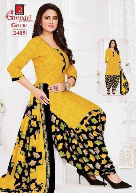 Ganpati Gouri Vol 10 Cotton Dress Material Wholesale Price ( 15 pcs Catalogue