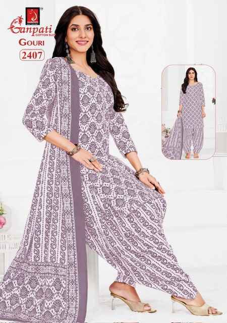 Ganpati Gouri Vol 10 Cotton Dress Material Wholesale Price ( 15 pcs Catalogue