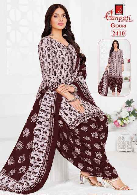 Ganpati Gouri Vol 10 Cotton Dress Material Wholesale Price ( 15 pcs Catalogue