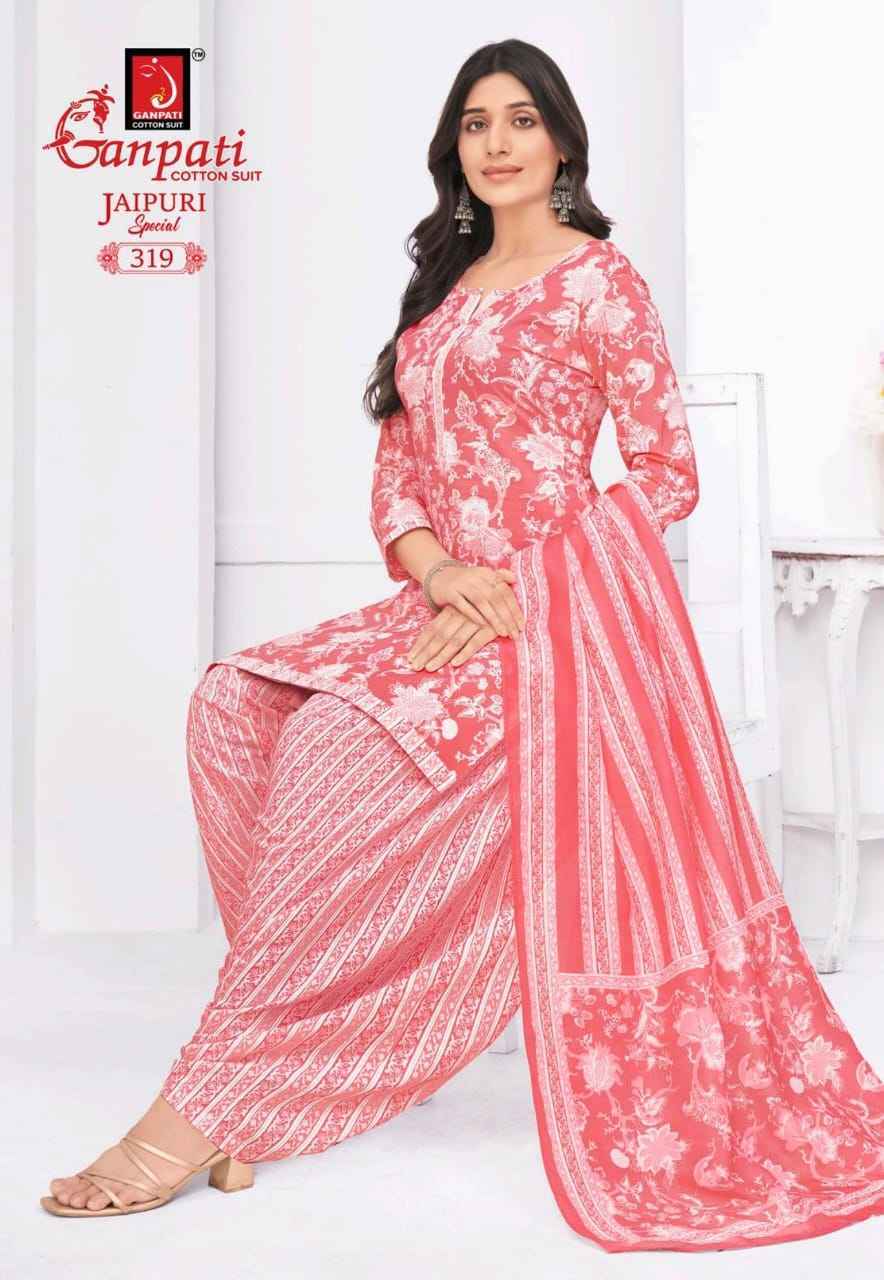 Ganpati Jaipuri Special Patiyala Vol 15 Cotton Dress Material ( 15 pcs Catalogue )