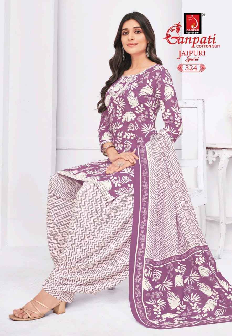 Ganpati Jaipuri Special Patiyala Vol 15 Cotton Dress Material ( 15 pcs Catalogue )