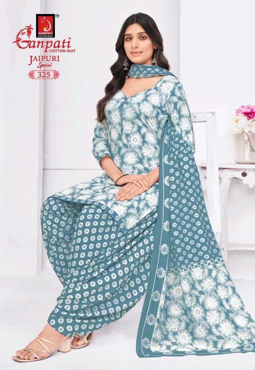 Ganpati Jaipuri Special Patiyala Vol 15 Cotton Dress Material ( 15 pcs Catalogue )