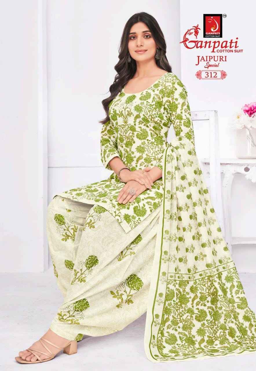 Ganpati Jaipuri Special Patiyala Vol 15 Cotton Dress Material ( 15 pcs Catalogue )