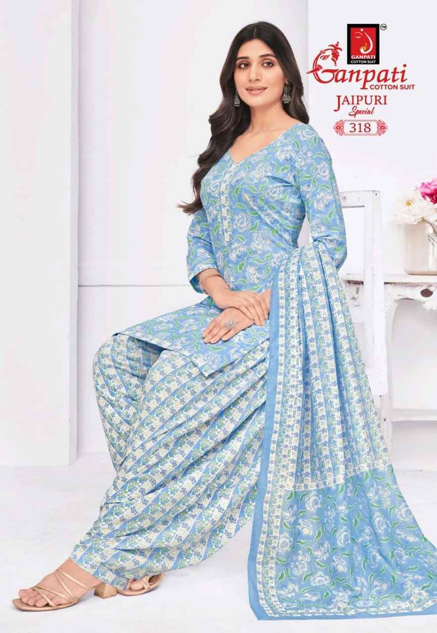 Ganpati Jaipuri Special Patiyala Vol 15 Cotton Dress Material ( 15 pcs Catalogue )
