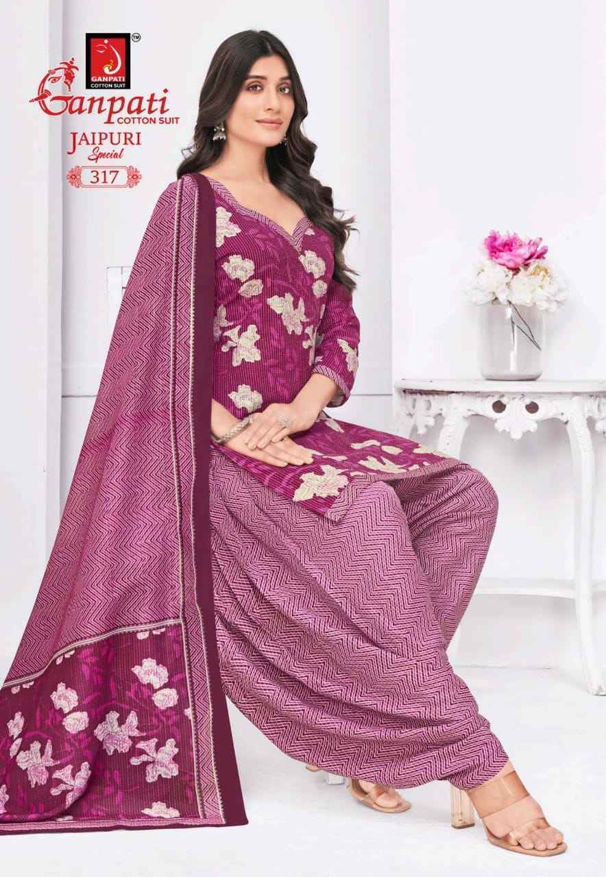 Ganpati Jaipuri Special Patiyala Vol 15 Cotton Dress Material ( 15 pcs Catalogue )