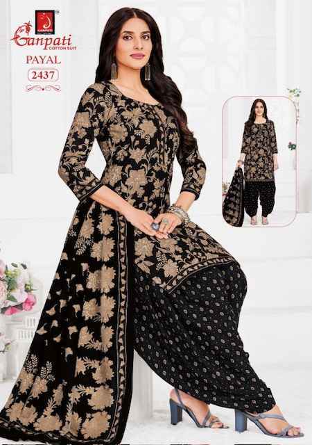 Ganpati Payal Vol 10 Cotton Dress Material Wholesale Price ( 15 Pcs Catalog )