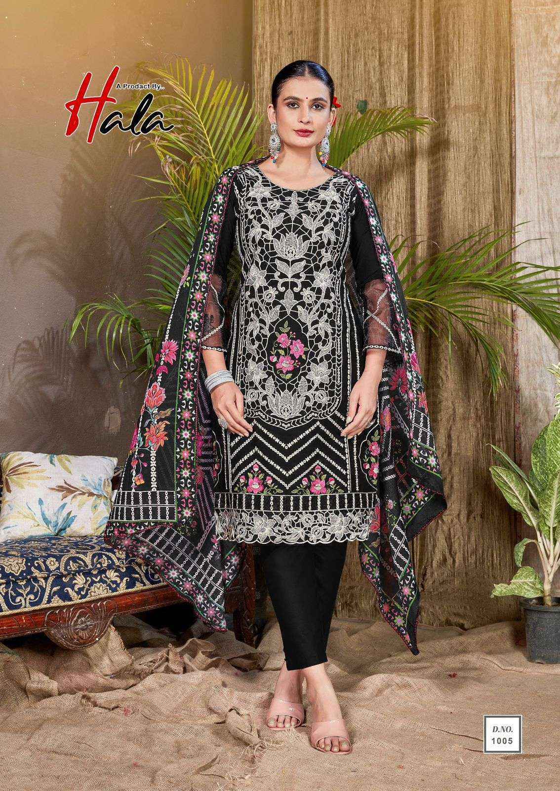 Hala Tabeer Edition 23 Lawn Cotton Dress Material Wholesale Textile Surat ( 6 pcs Catalogue )