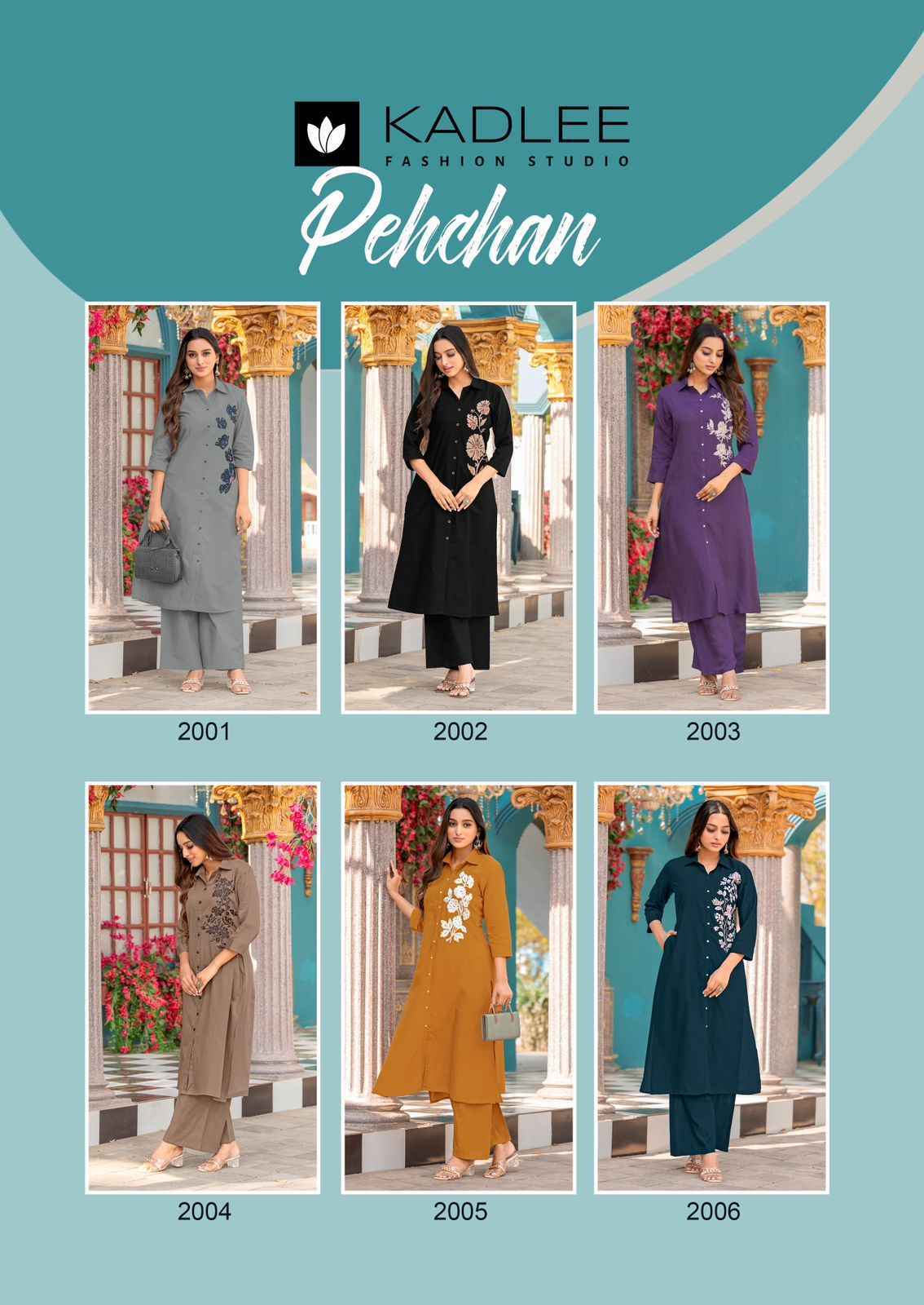 Kadlee Pehchan Rayon Kurti With Bottom Wholesale Price ( 6 pcs Catalogue )