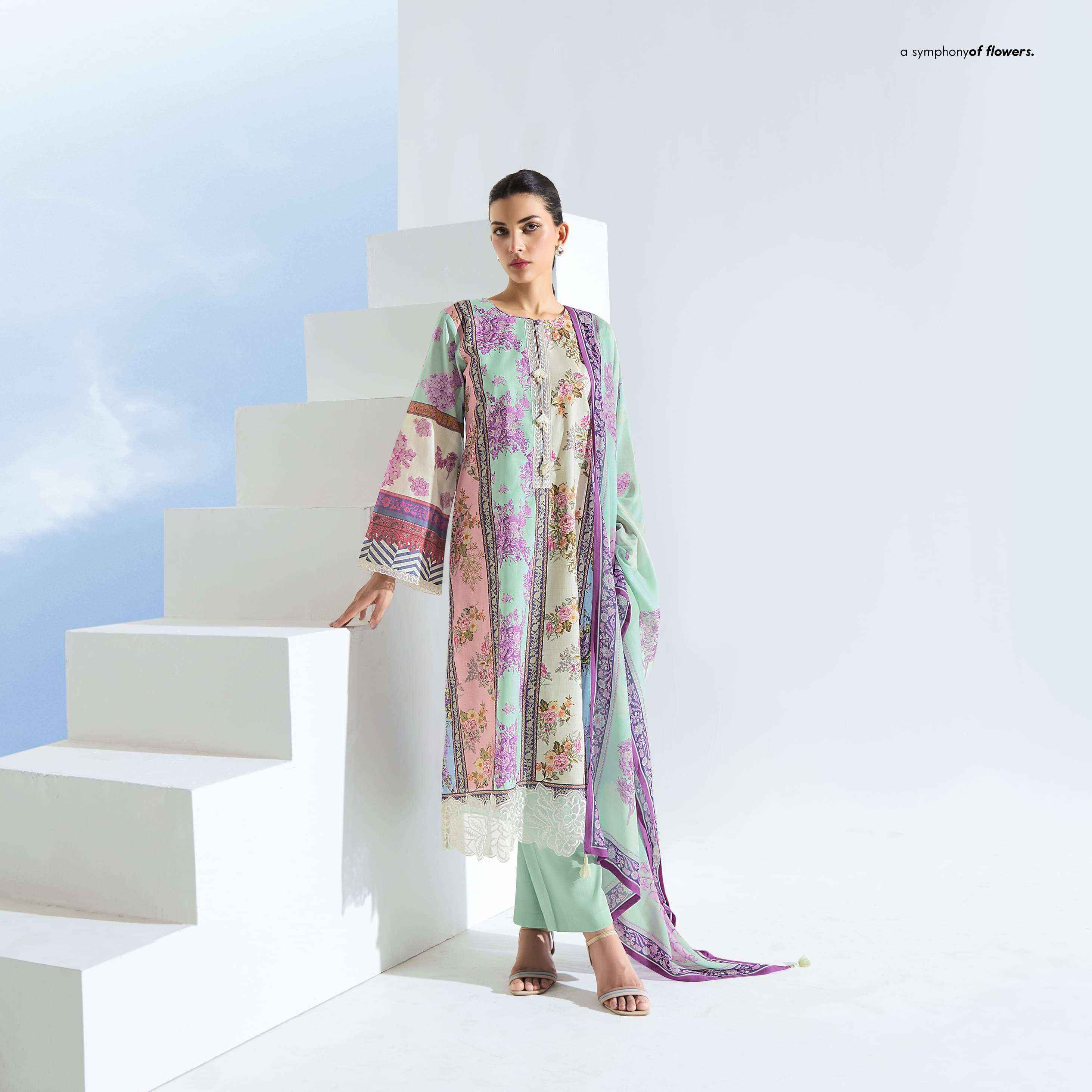 Kimora Sohni Rhythm Vol 26 Lawn Cotton Dress Material Wholesale Rate ( 4 Pcs Catalog )