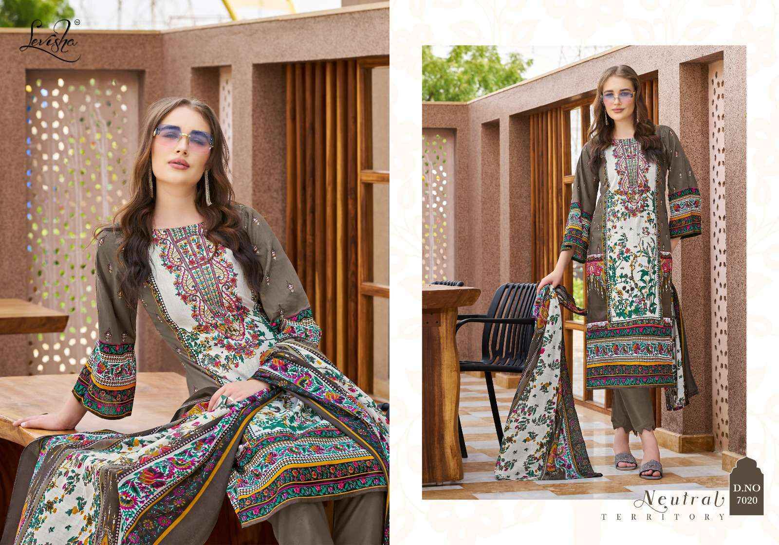 Levisha Mehnaaz Cotton Dress Material Wholesale Online Shopping ( 8 pcs Catalogue