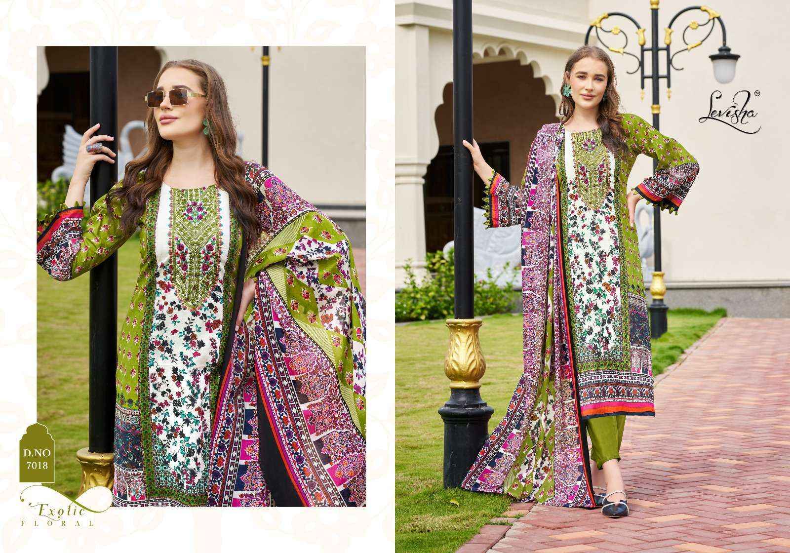Levisha Mehnaaz Cotton Dress Material Wholesale Online Shopping ( 8 pcs Catalogue