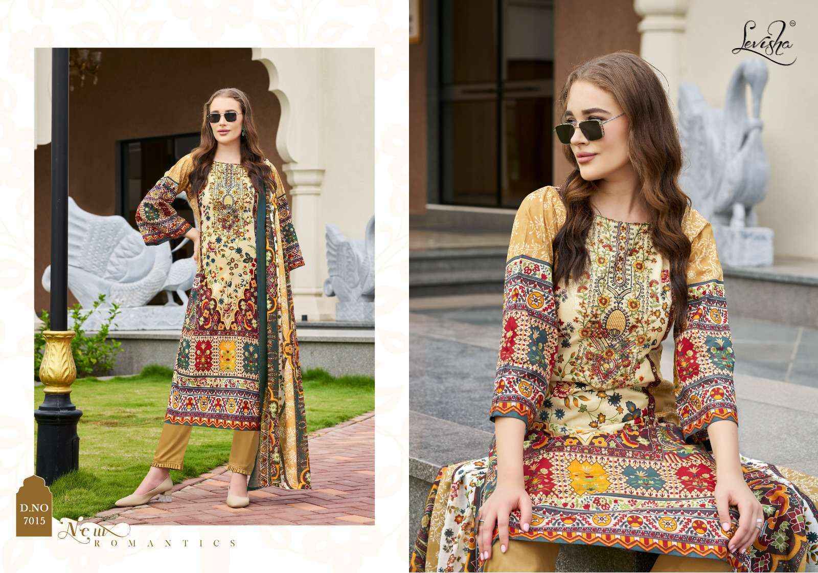 Levisha Mehnaaz Cotton Dress Material Wholesale Online Shopping ( 8 pcs Catalogue