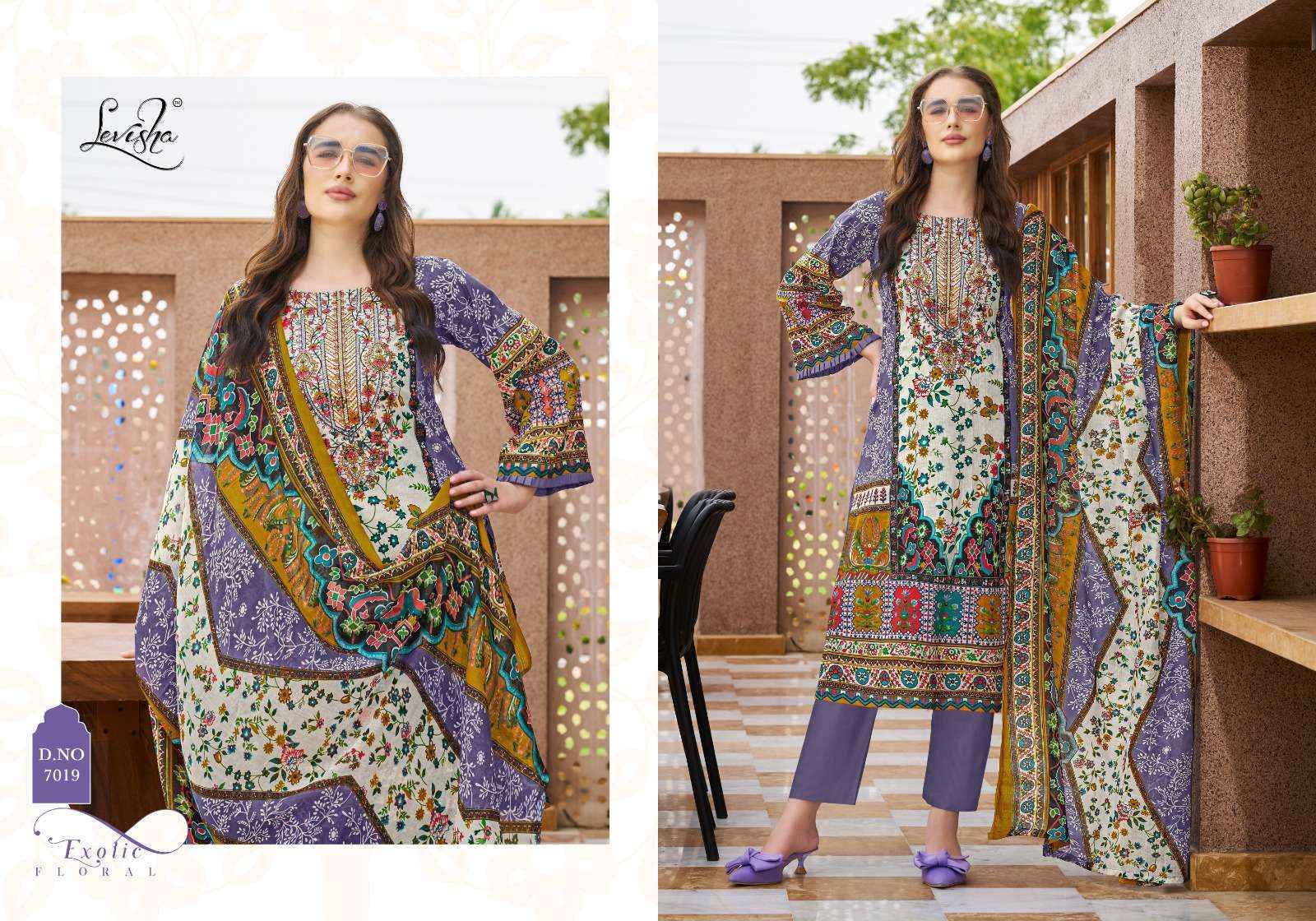 Levisha Mehnaaz Cotton Dress Material Wholesale Online Shopping ( 8 pcs Catalogue