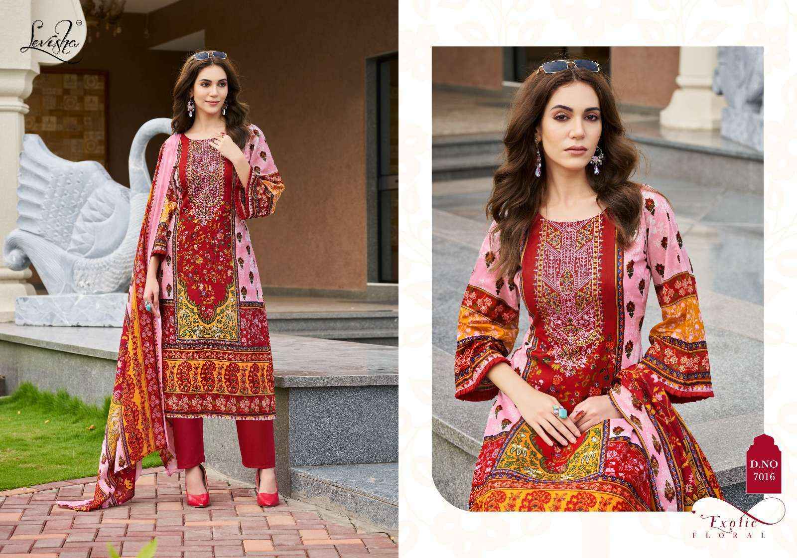Levisha Mehnaaz Cotton Dress Material Wholesale Online Shopping ( 8 pcs Catalogue
