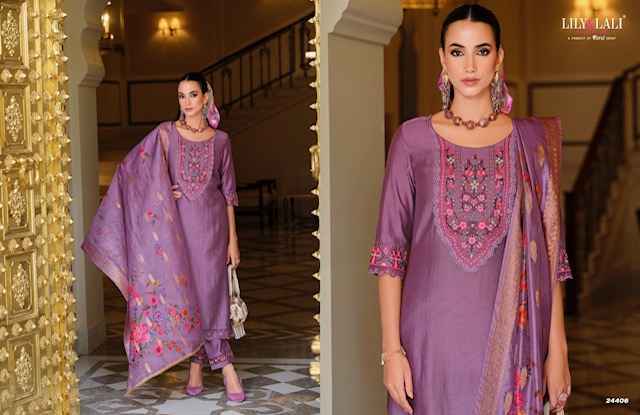 Lily & Lali Malvika Vol 3 Readymade Viscose Suit Wholesale Price ( 6 Pcs Catalog )