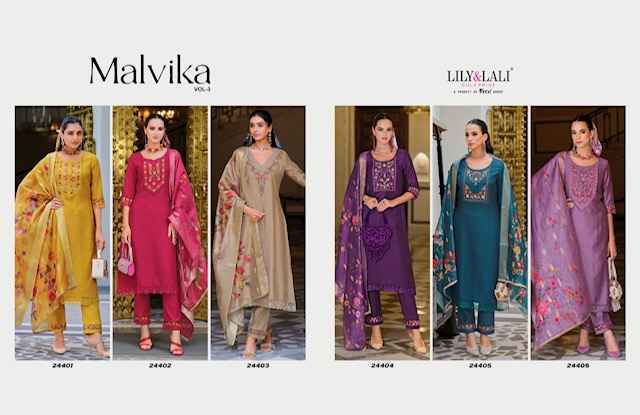 Lily & Lali Malvika Vol 3 Readymade Viscose Suit Wholesale Price ( 6 Pcs Catalog )