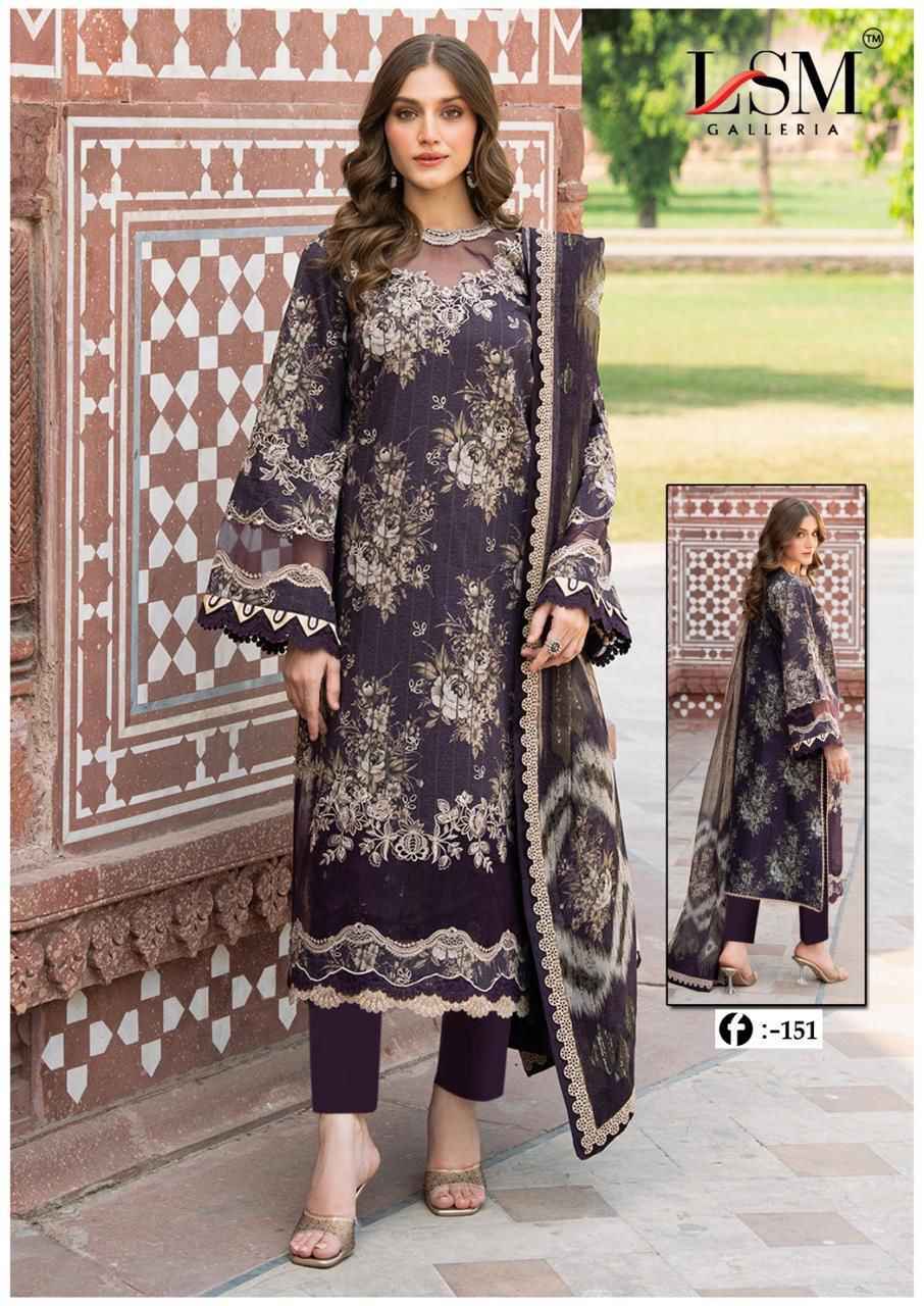 LSM Galleria Firdous Queen Lawn Vol 15 Lawn Cotton Dress Material Wholesale Price ( 6 Pcs Catalog )