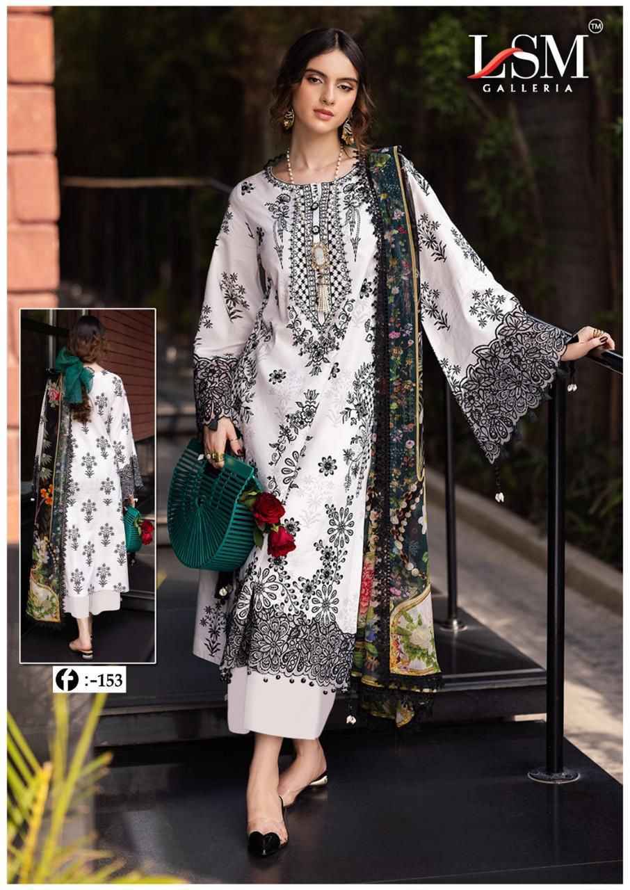 LSM Galleria Firdous Queen Lawn Vol 15 Lawn Cotton Dress Material Wholesale Price ( 6 Pcs Catalog )