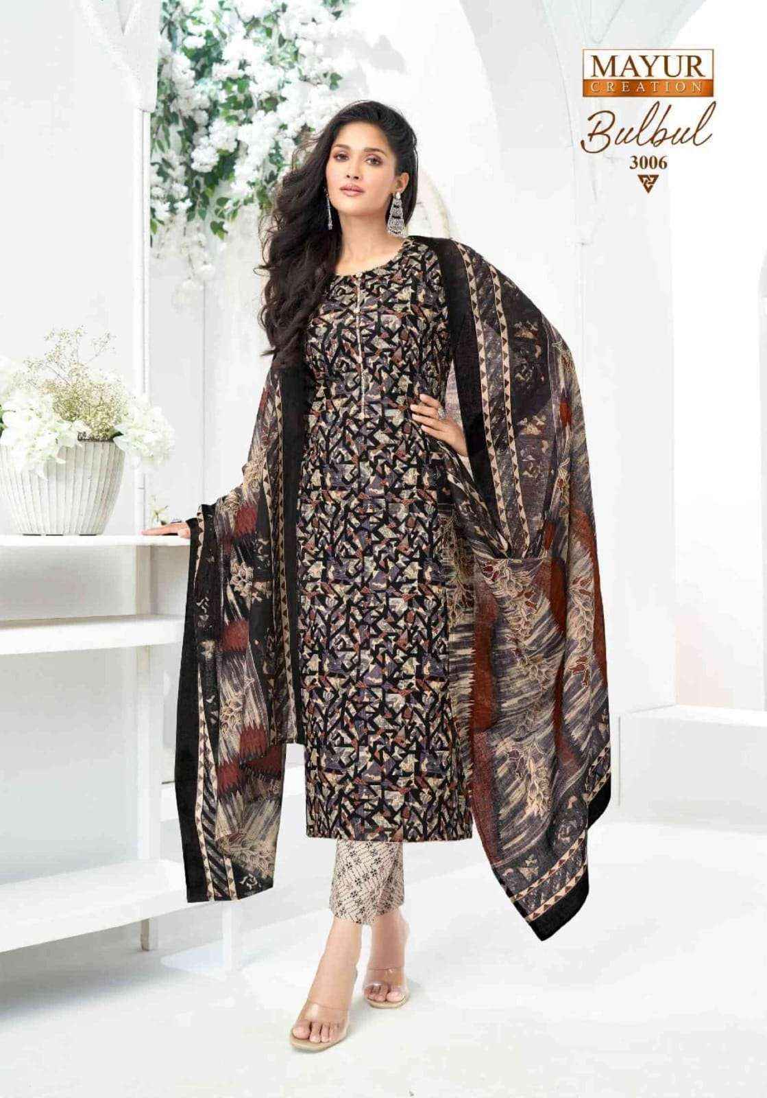 Mayur Bulbul Vol 3 Cotton Dress Material Surat Wholesale (10 pcs Catalogue