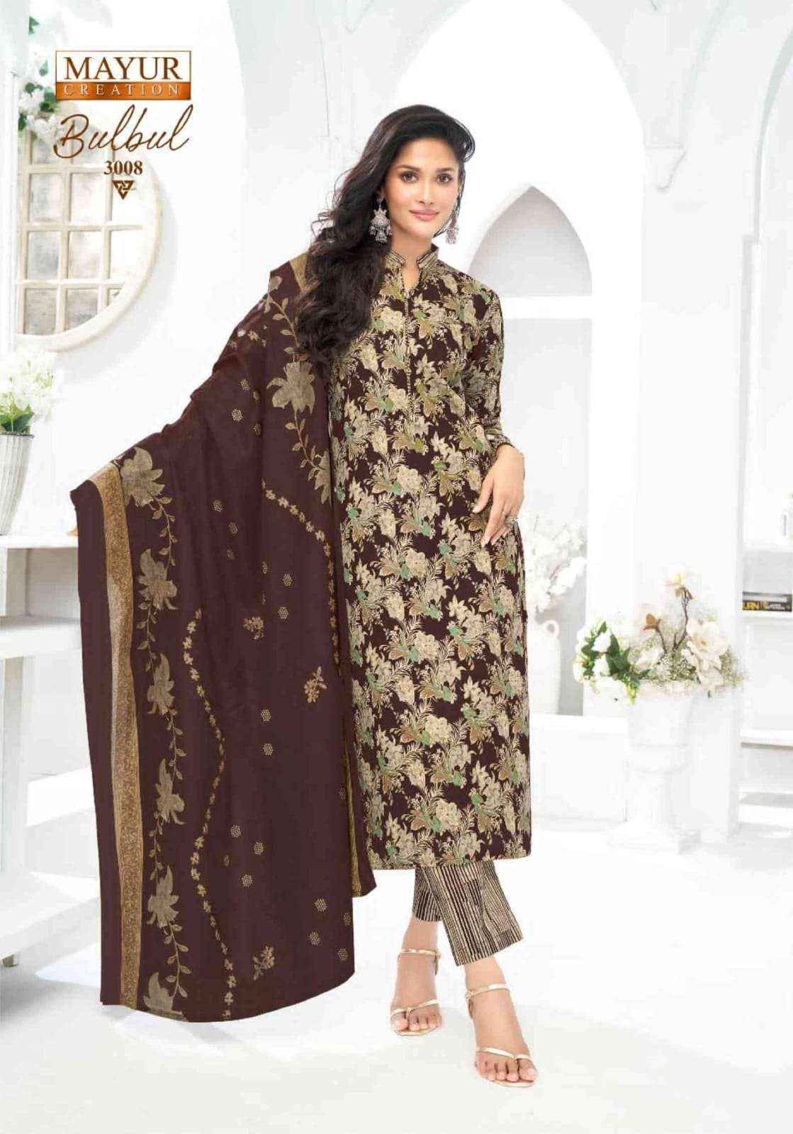 Mayur Bulbul Vol 3 Cotton Dress Material Surat Wholesale (10 pcs Catalogue