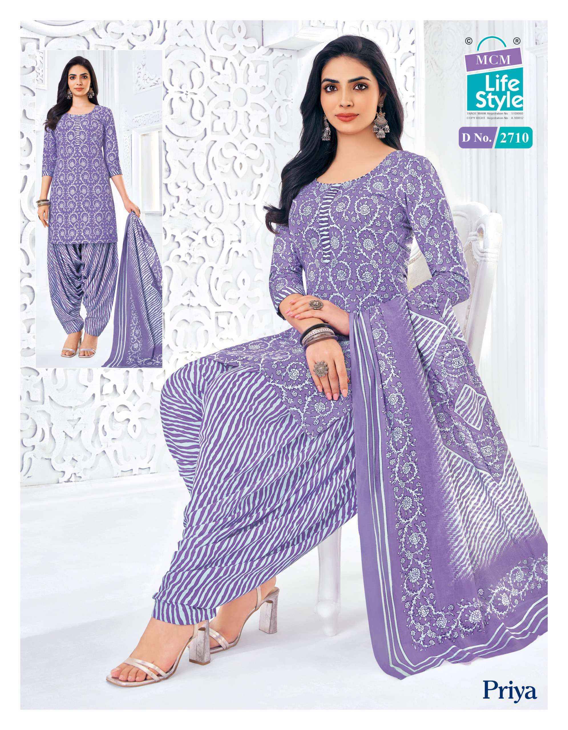 MCM Lifestyle Priya Vol 27 Cotton Dress Material W holesale Price ( 24 Pcs Catalog )