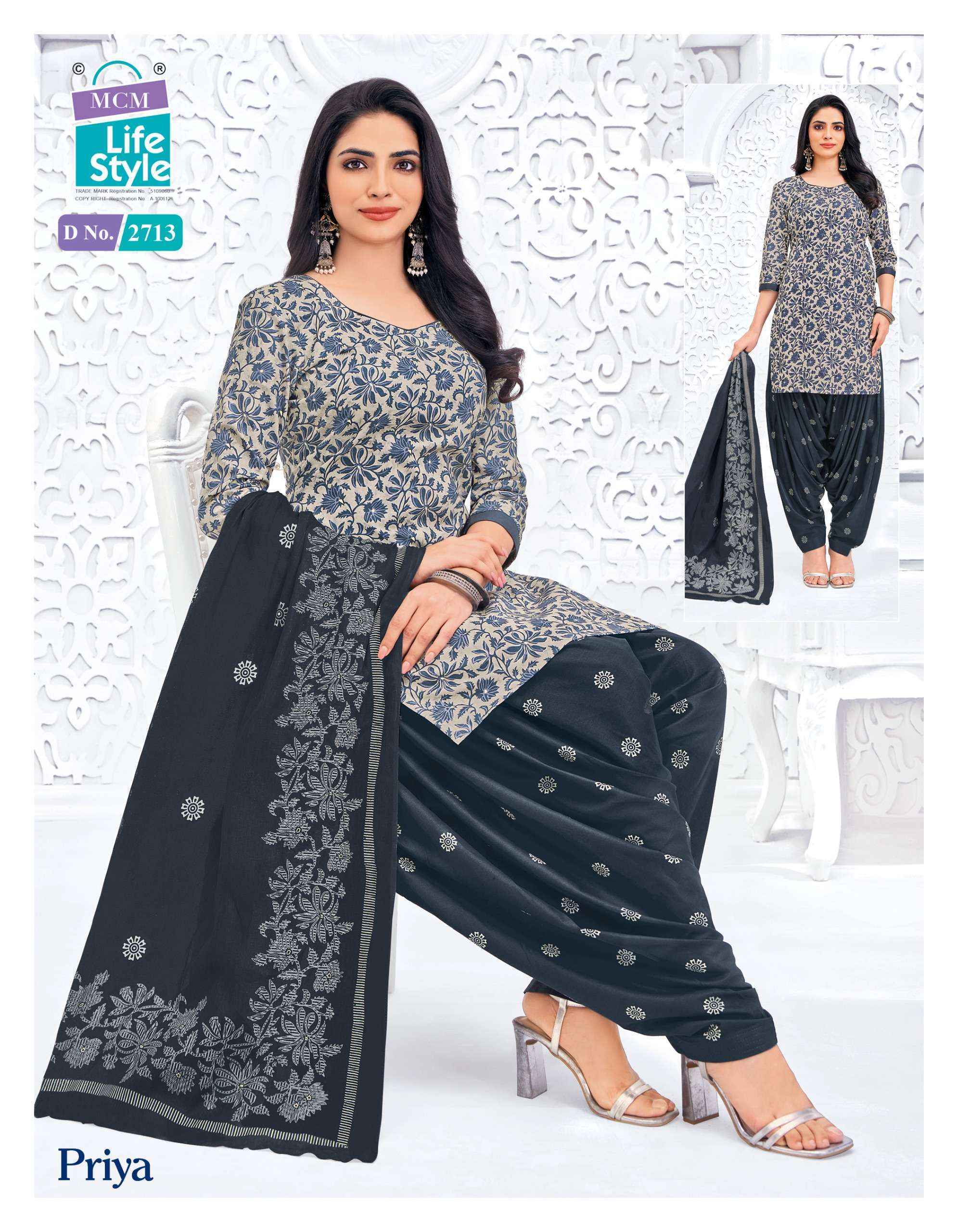 MCM Lifestyle Priya Vol 27 Cotton Dress Material W holesale Price ( 24 Pcs Catalog )