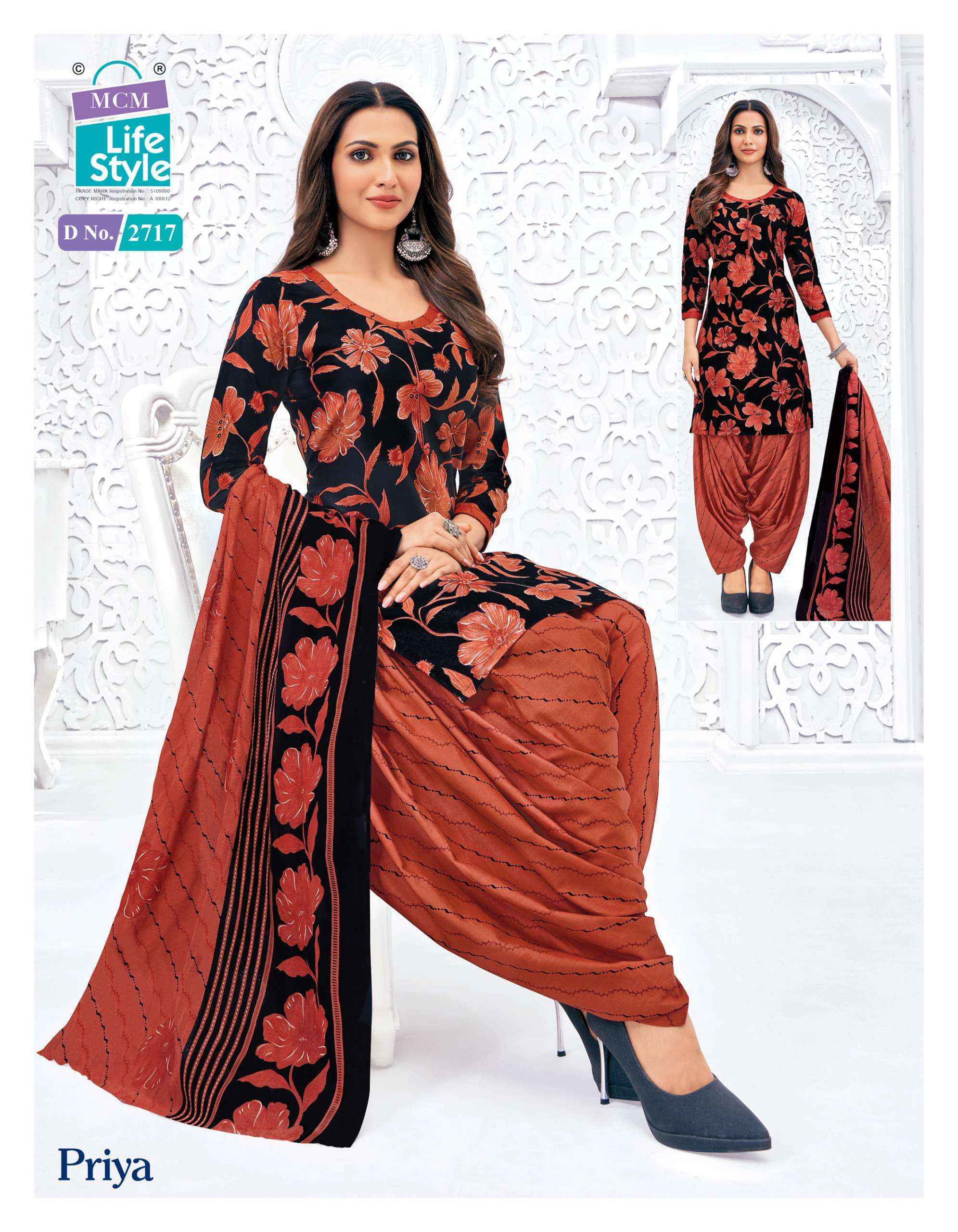 MCM Lifestyle Priya Vol 27 Cotton Dress Material W holesale Price ( 24 Pcs Catalog )