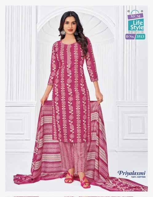 MCM Lifestyle Priyalaxmi Vol 35 Cotton Dress Material Wholesale Price ( 20 Pcs Catalog )