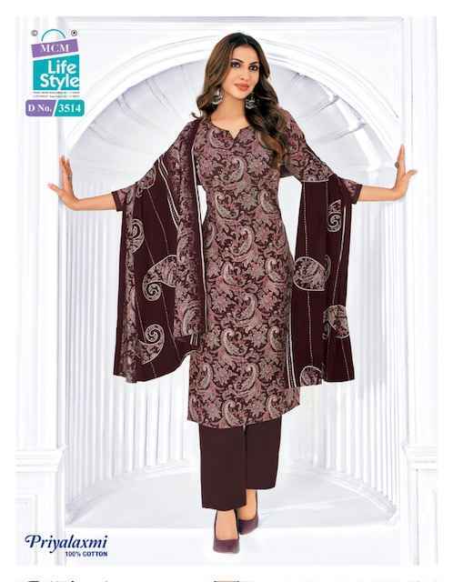 MCM Lifestyle Priyalaxmi Vol 35 Cotton Dress Material Wholesale Price ( 20 Pcs Catalog )