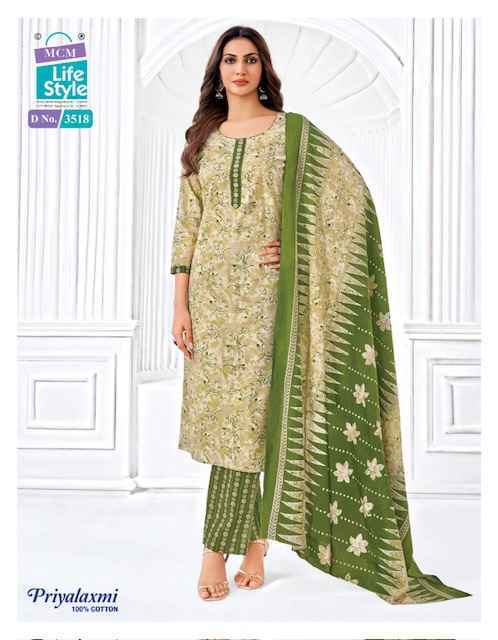 MCM Lifestyle Priyalaxmi Vol 35 Cotton Dress Material Wholesale Price ( 20 Pcs Catalog )