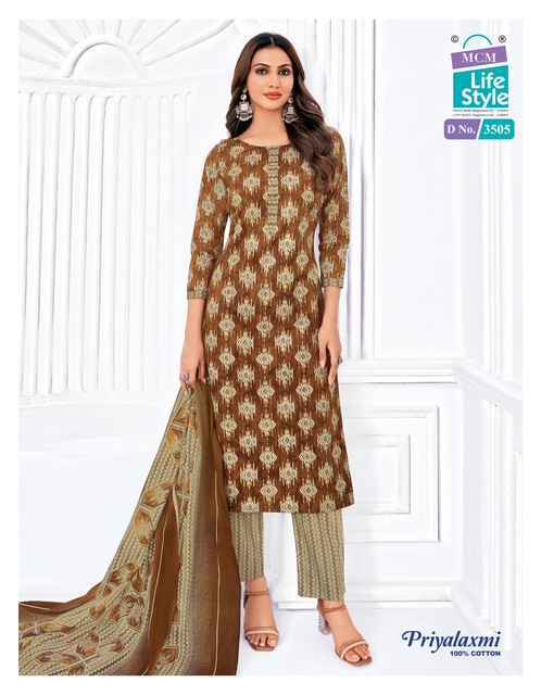 MCM Lifestyle Priyalaxmi Vol 35 Cotton Dress Material Wholesale Price ( 20 Pcs Catalog )