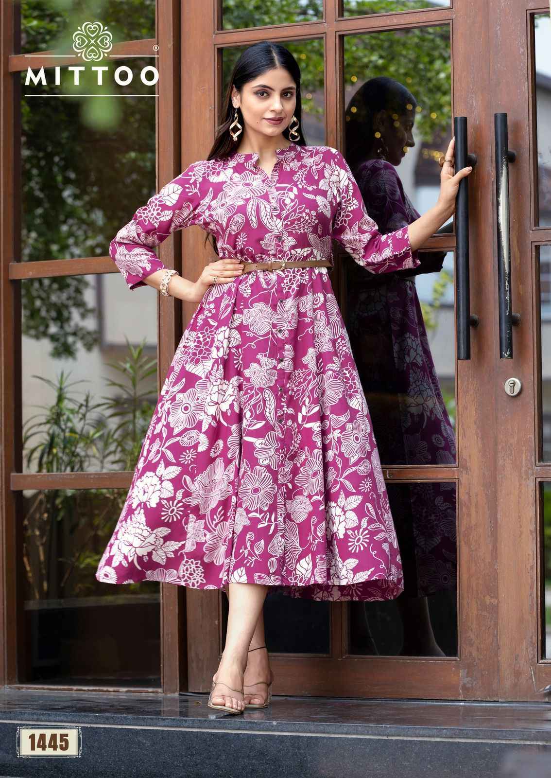 Mittoo Belt Vol 21 Rayon Kurti Surat Wholesale ( 6 pcs Catalogue )