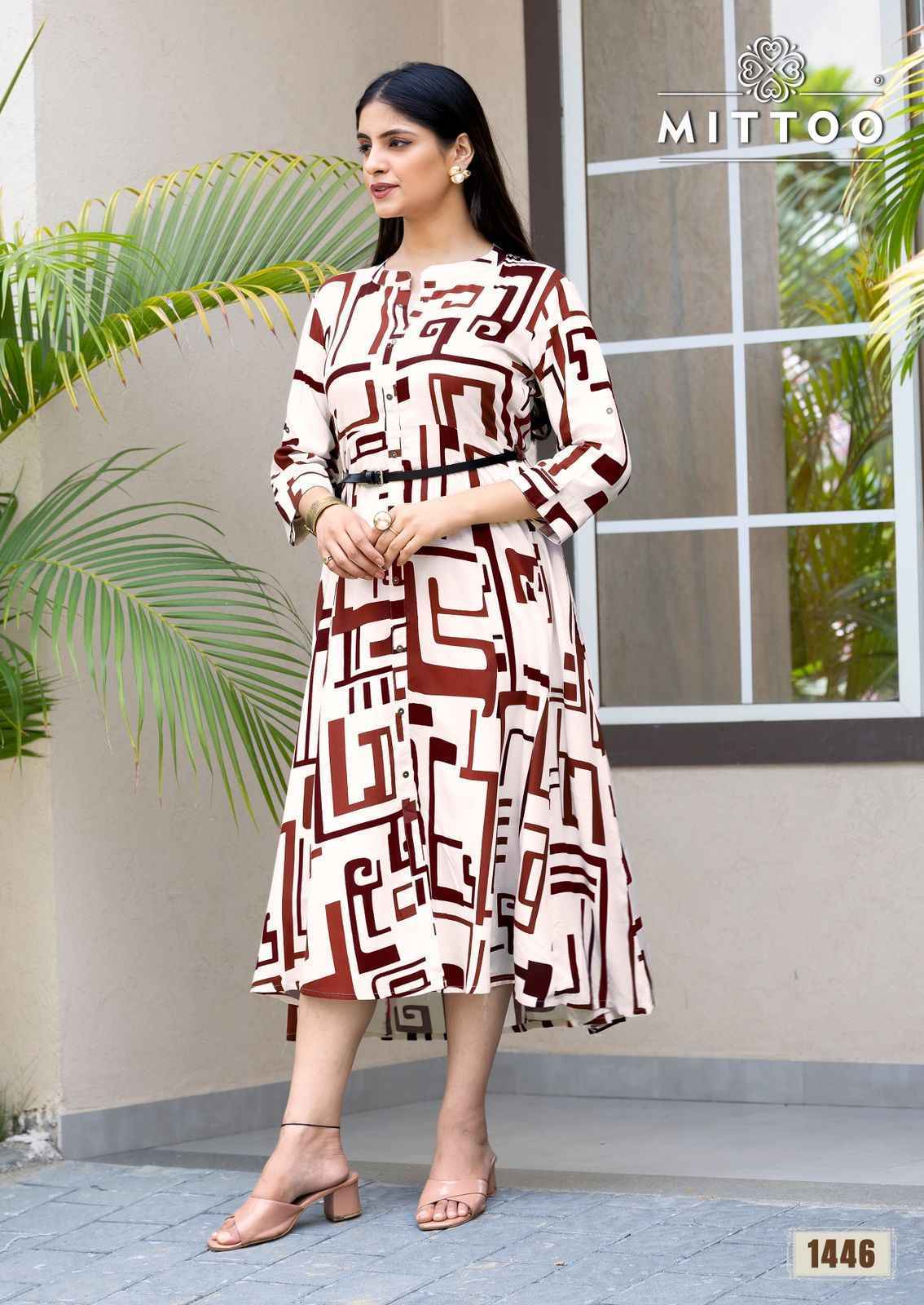 Mittoo Belt Vol 21 Rayon Kurti Surat Wholesale ( 6 pcs Catalogue )
